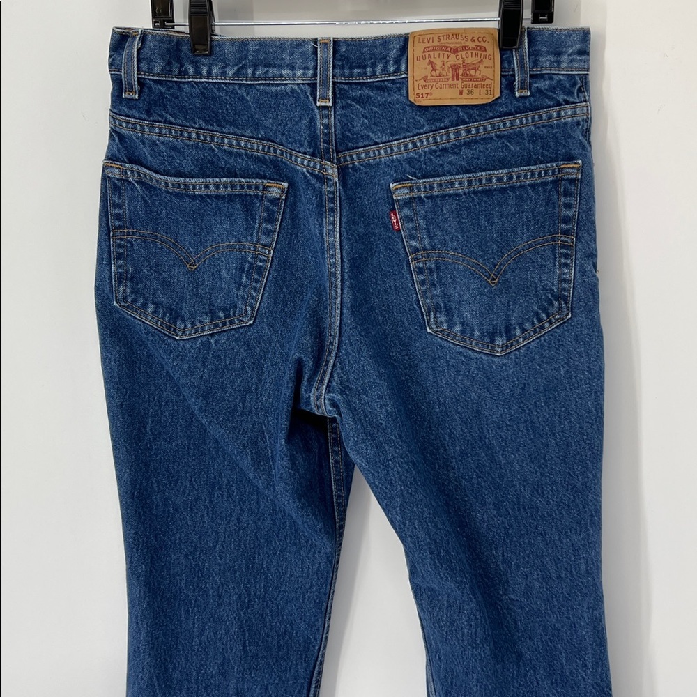 Levi's vintage 517 Blue Jeans men’s 36X31 - Picture 5 of 8